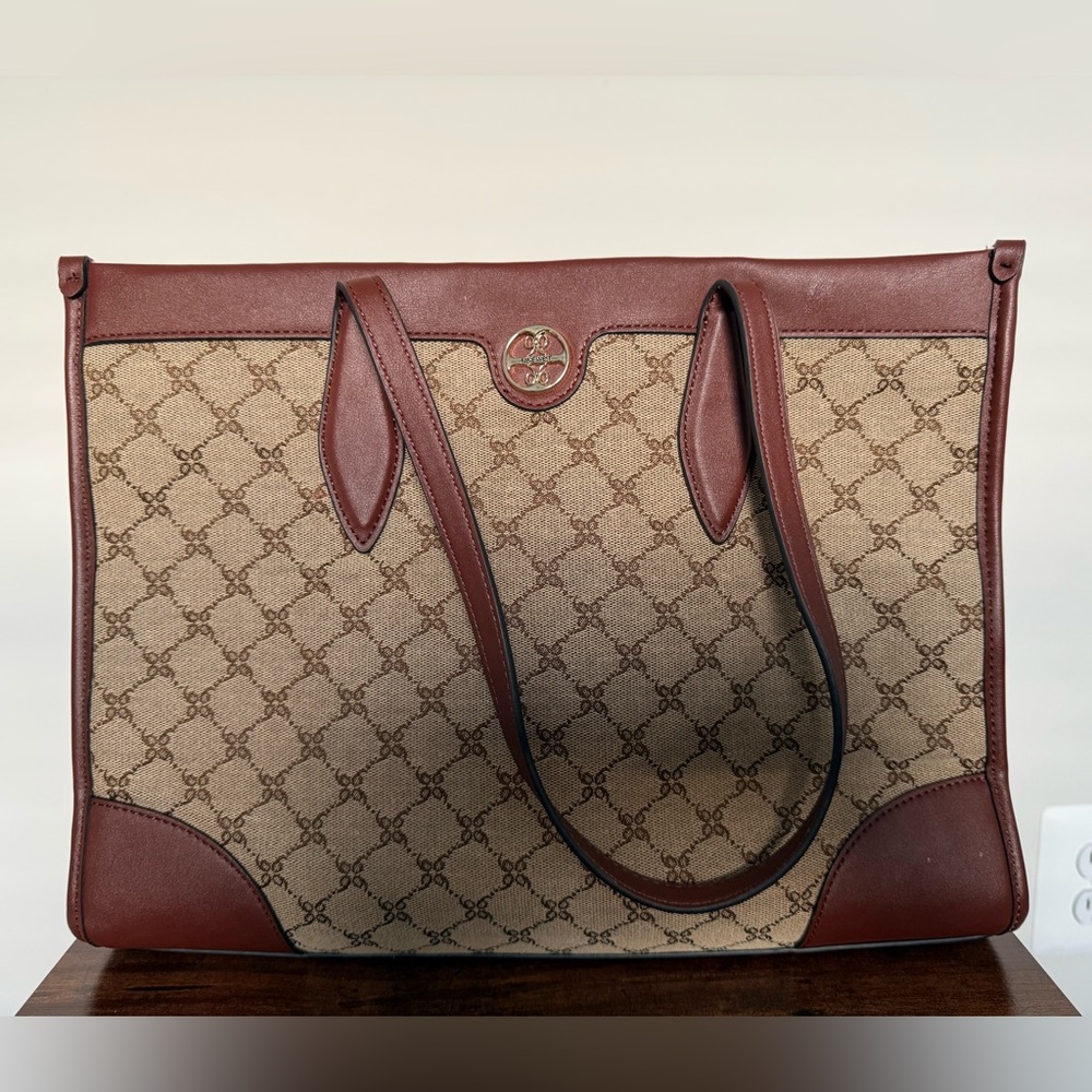 Nine West Elegant Brown and Tan Tote